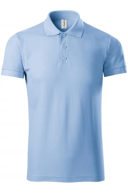Bequemes Poloshirt für Herren - Himmelblau, M
