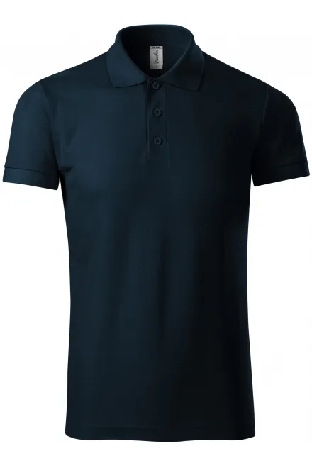 Bequemes Poloshirt für Herren - dunkelblau, M