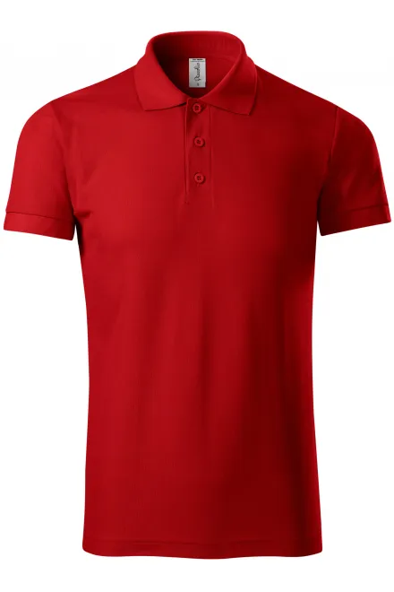 Bequemes Poloshirt für Herren - rot, M