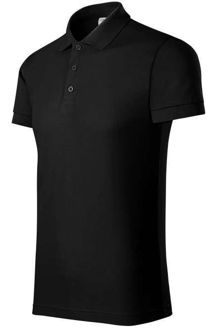 Bequemes Poloshirt für Herren, schwarz, T-shirts herren