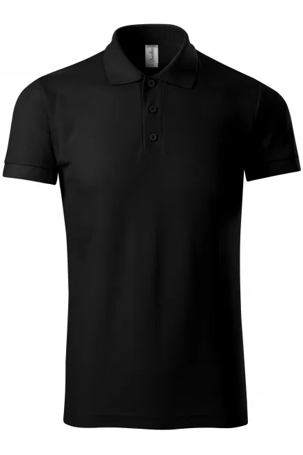 Bequemes Poloshirt für Herren - schwarz, M