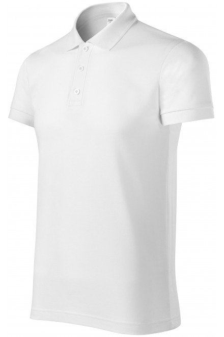 Bequemes Poloshirt für Herren, weiß, T-shirts herren