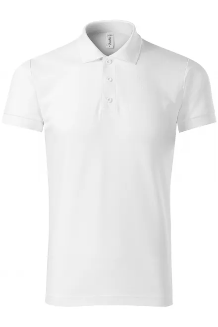 Bequemes Poloshirt für Herren - weiß, M