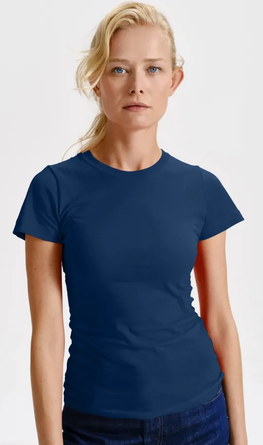 Damen klassisches T-Shirt, Mitternachtsblau Damen klassisches T-Shirt, Mitternachtsblau