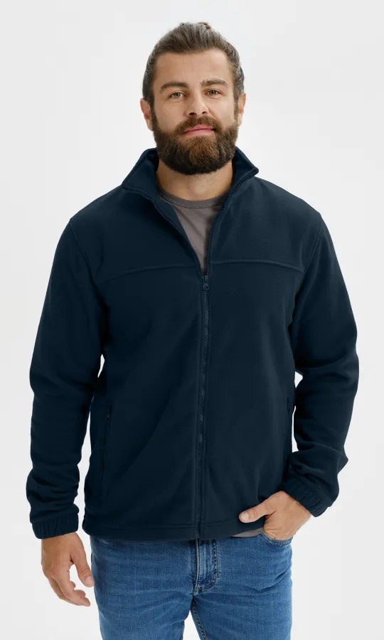 Fleecejacke für Herren, dunkelblau Fleecejacke für Herren, dunkelblau