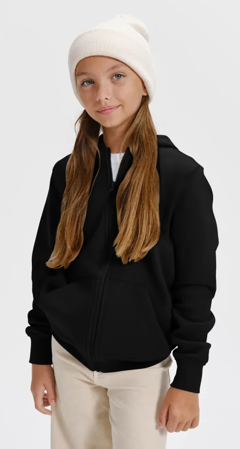 Kinder Sweatshirt mit Kapuze, schwarz Kinder Sweatshirt mit Kapuze, schwarz