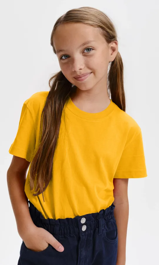 Leichtes Kinder T-Shirt, gelb Leichtes Kinder T-Shirt, gelb