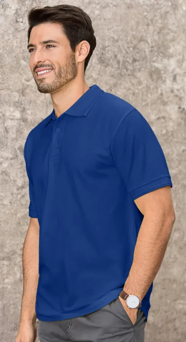 Loses Poloshirt der Männer, königsblau