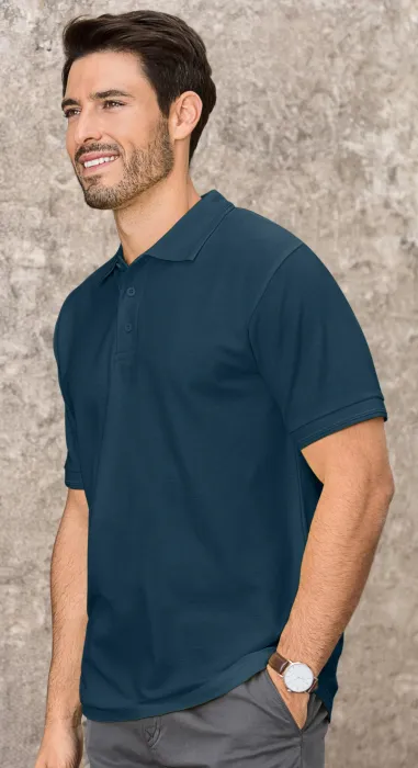 Loses Poloshirt der Männer, dunkelblau