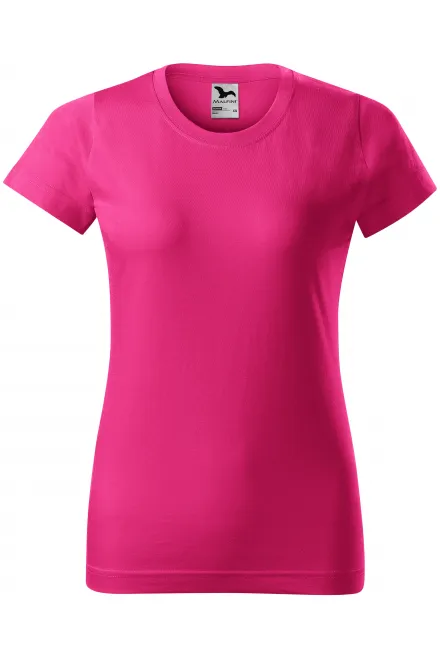 Damen einfaches T-Shirt - lila, M