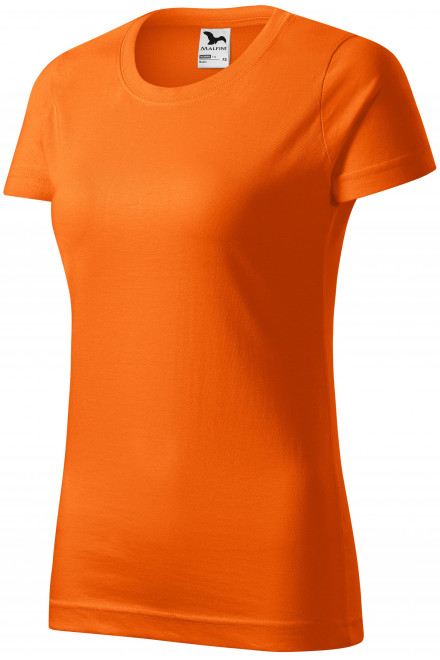 Damen einfaches T-Shirt, orange, Damen-T-Shirts