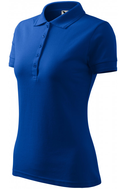 Damen elegantes Poloshirt, königsblau, Damen-Poloshirts