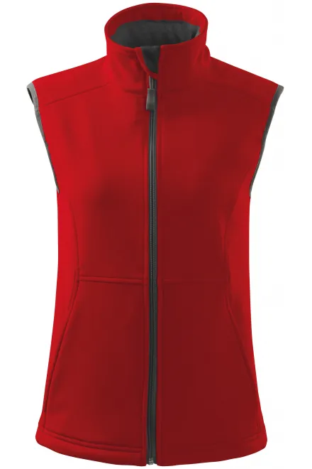 Damen eng anliegende Weste - rot, S