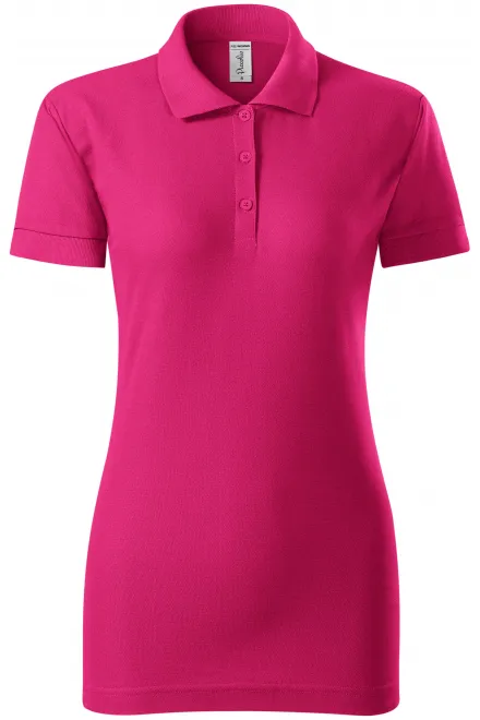 Damen eng anliegendes Poloshirt - lila, M
