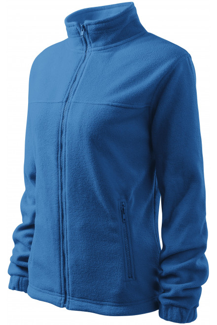 Damen Fleecejacke, hellblau, Damen-Sweatshirts