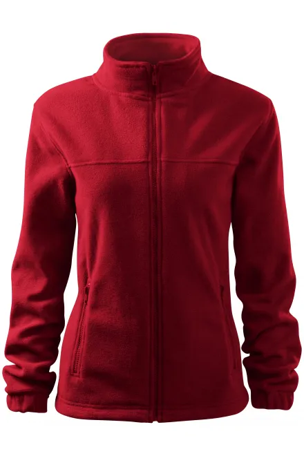 Damen Fleecejacke - marlboro rot, XS