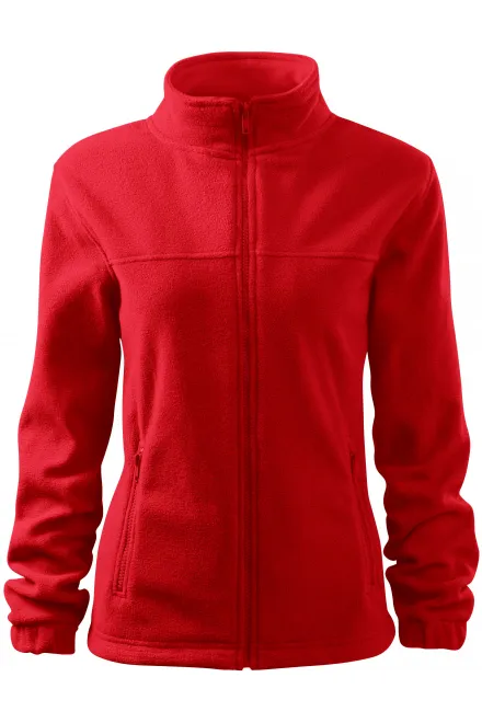 Damen Fleecejacke - rot, XS