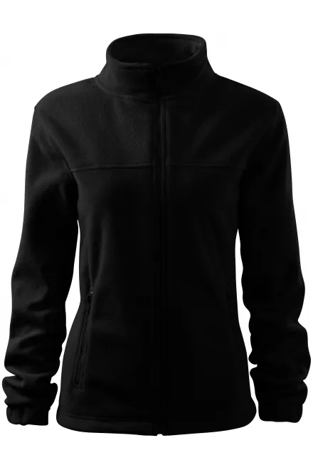 Damen Fleecejacke - schwarz, XS
