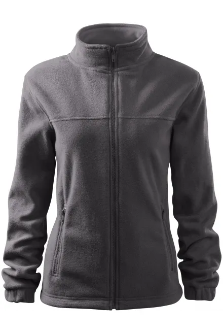 Damen Fleecejacke - stahlgrau, XS