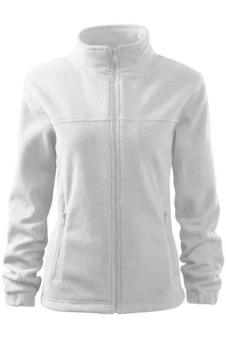 Damen Fleecejacke - weiß, XS