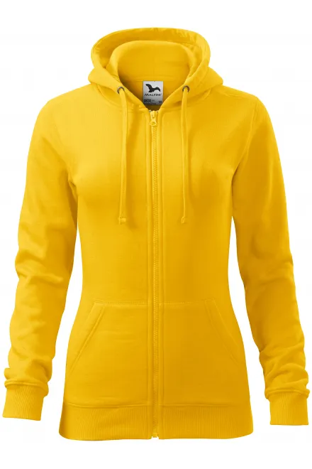 Damen Hoodie mit Kapuze - gelb, M