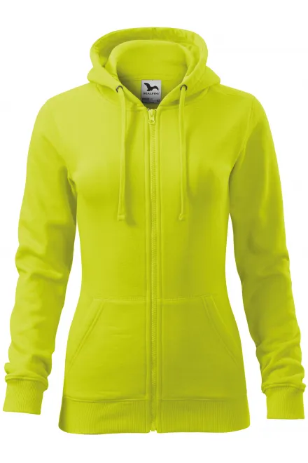Damen Hoodie mit Kapuze - lindgrün, M