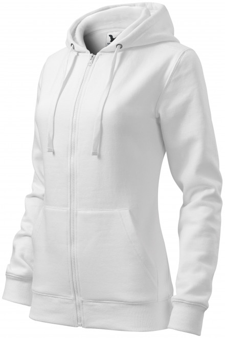 Damen Hoodie mit Kapuze, weiß, weiße Sweatshirts