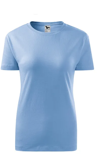 Damen klassisches T-Shirt - Himmelblau, S