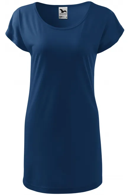 Damen langes T-Shirt/Kleid - Mitternachtsblau, L