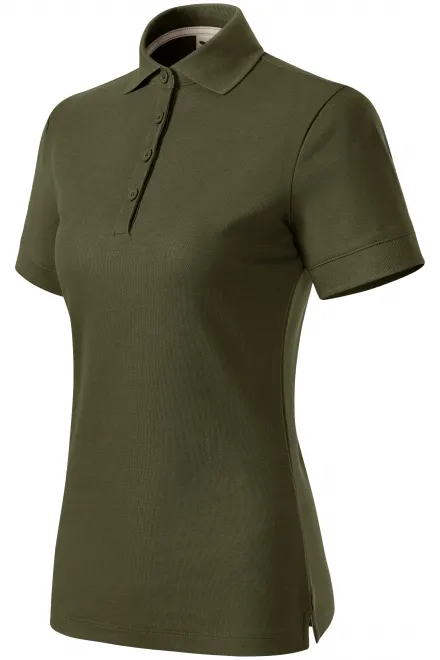 Damen-Poloshirt aus Bio-Baumwolle, military