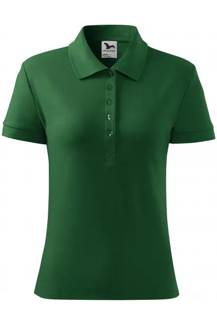 Damen Poloshirt - Flaschengrün, M