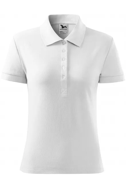 Damen Poloshirt - weiß, M