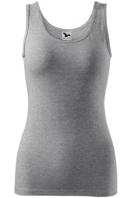 Damen-Singlet - dunkelgrauer Marmor, S