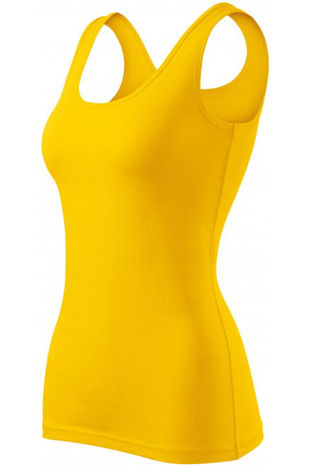 Damen-Singlet, gelb, gelbe T-Shirts