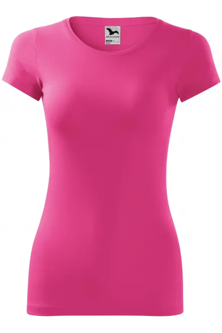 Damen Slim Fit T-Shirt - lila, XS