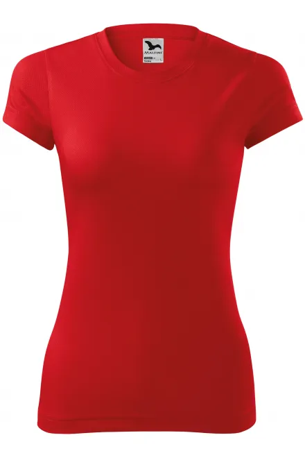 Damen Sport T-Shirt - rot, XS
