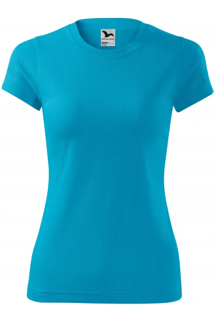 Damen Sport T-Shirt - türkis, XS