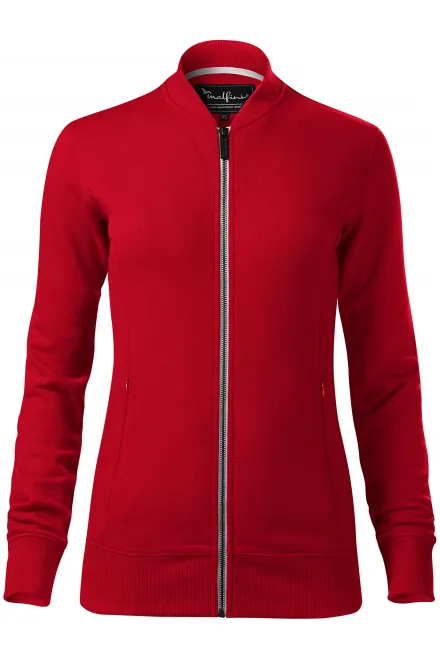 Damen Sweatshirt mit versteckten Taschen - formula red, XL
