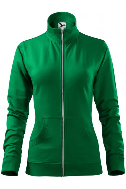 Damen Sweatshirt ohne Kapuze - Grasgrün, S