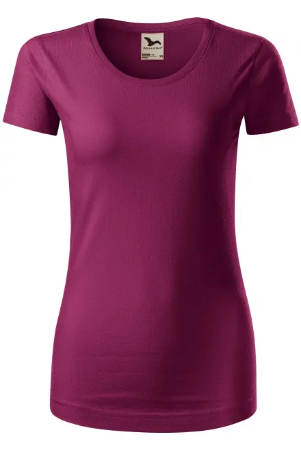 Damen T-Shirt, Bio-Baumwolle - fuchsie, L