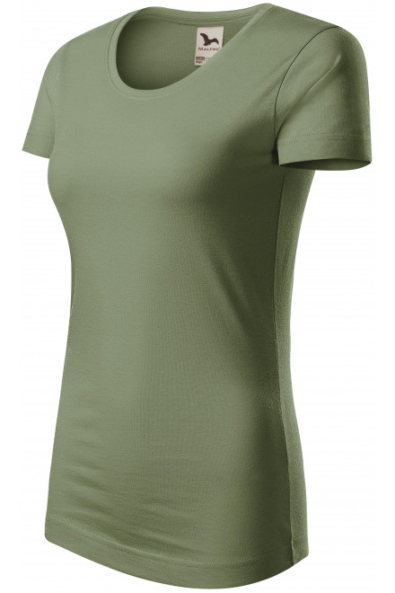 Damen T-Shirt, Bio-Baumwolle, khaki, grüne T-Shirts