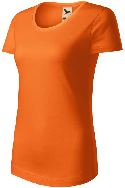 Damen T-Shirt, Bio-Baumwolle, orange