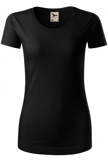Damen T-Shirt, Bio-Baumwolle - schwarz, L