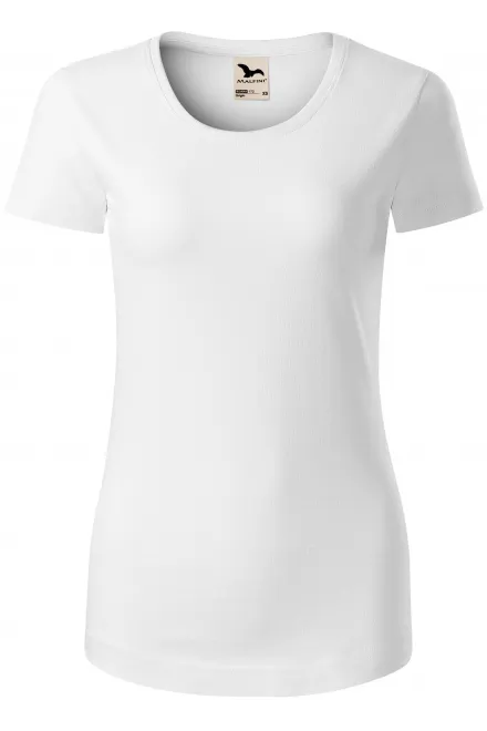 Damen T-Shirt, Bio-Baumwolle - weiß, L