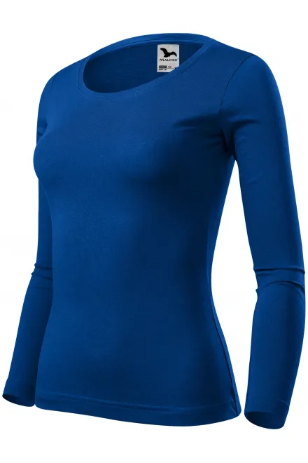 Damen T-Shirt mit langen Ärmeln, königsblau