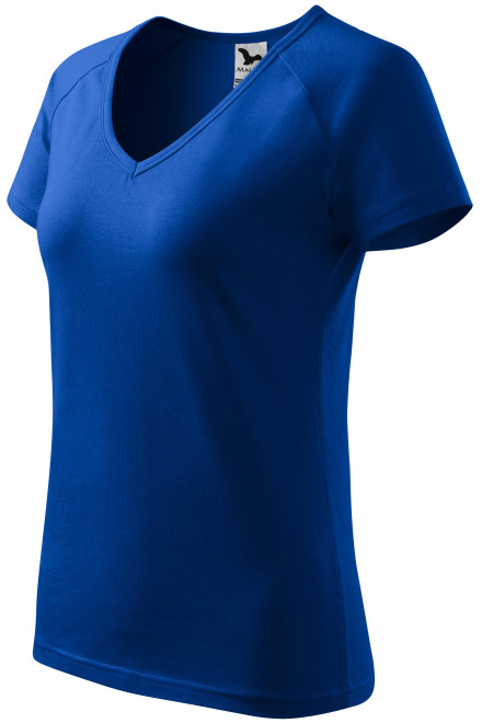 Damen T-Shirt mit Raglanärmel, königsblau, Baumwoll-T-Shirts