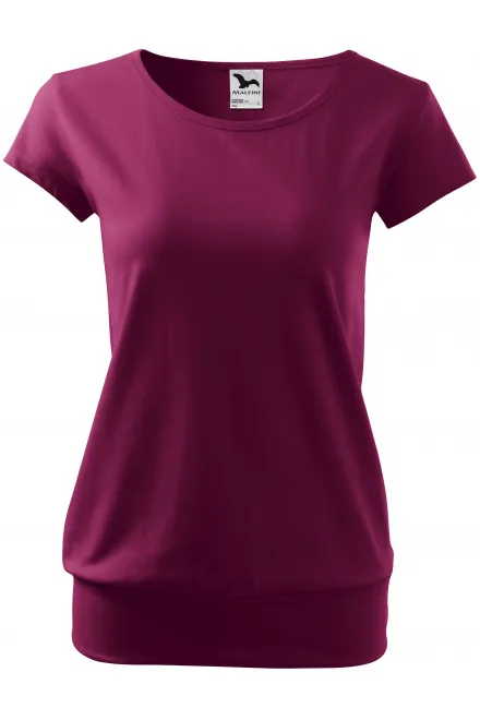 Damen trendy T-Shirt - fuchsie, S