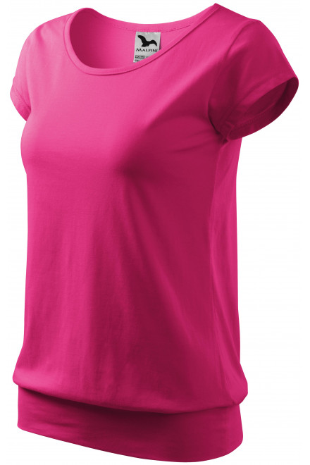 Damen trendy T-Shirt, lila, rosa T-Shirts