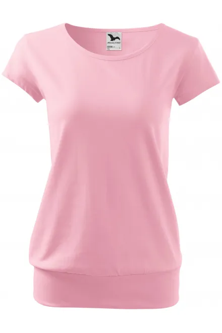 Damen trendy T-Shirt - rosa, S