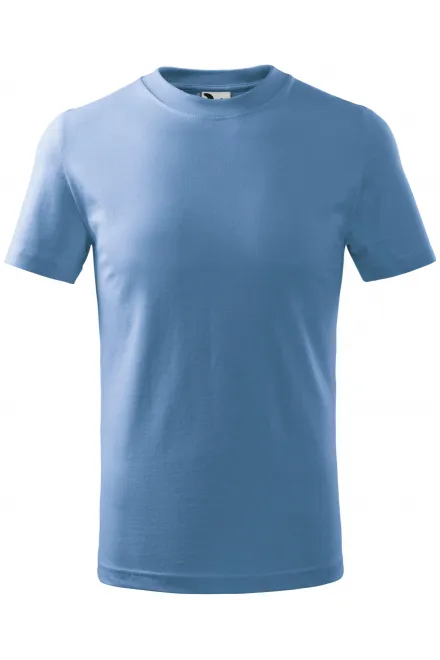 Das einfache T-Shirt der Kinder - Himmelblau, 146 cm / 10 Jahre